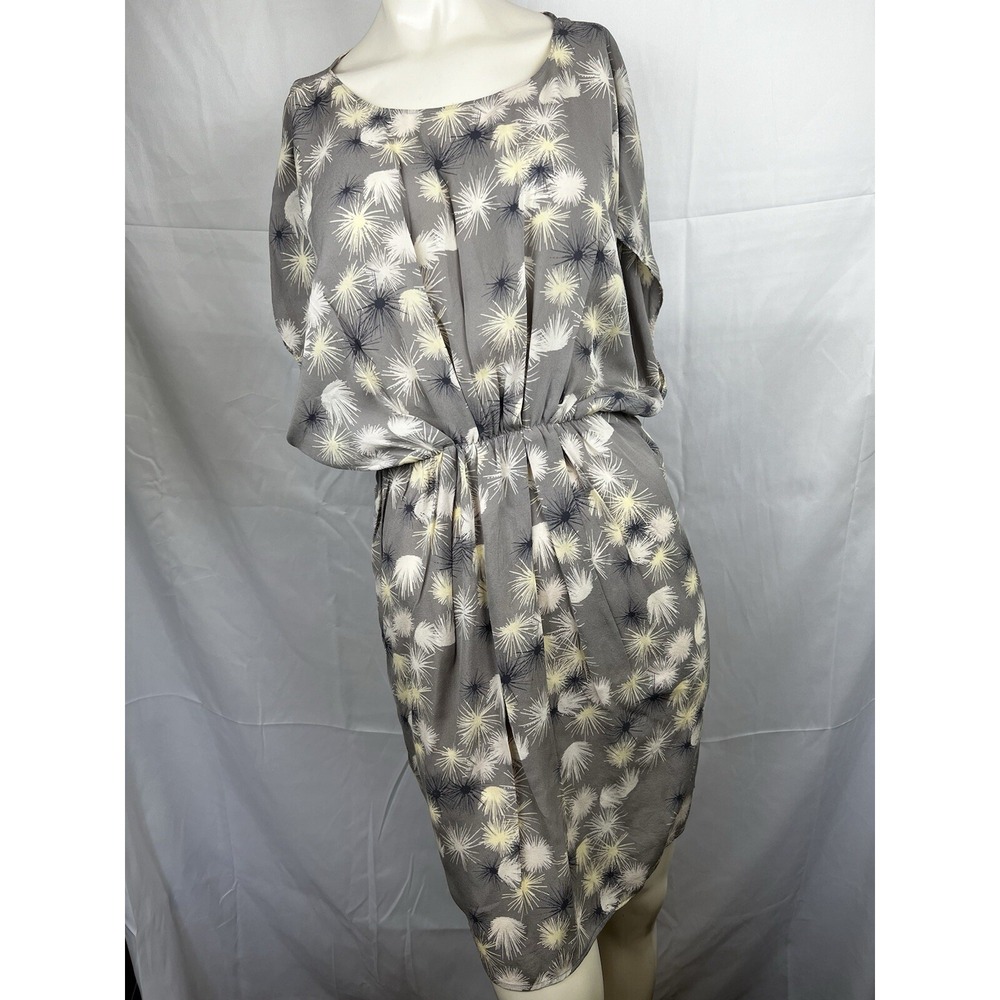 Ulla Johnson Womens Sleeveless Starburst Print Pullover  Dress Gray Size 4